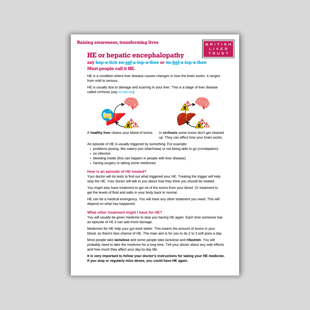 Hepatic encephalopathy (HE) Factsheet