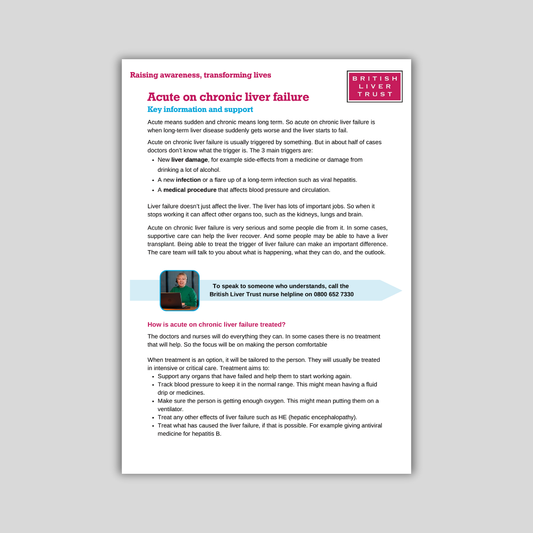 Acute on Chronic Liver Failure