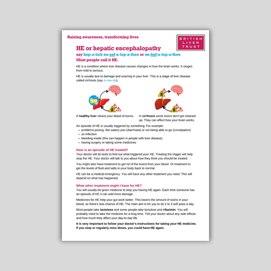 Hepatic encephalopathy (HE) Factsheet