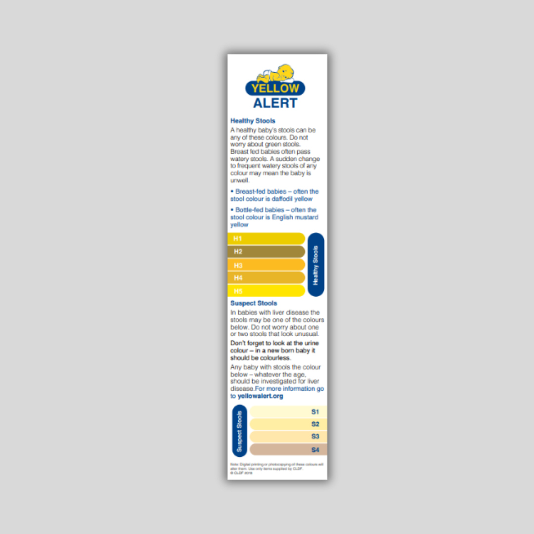 Stool Colour Chart Bookmark – British Liver Trust & Children's Liver ...
